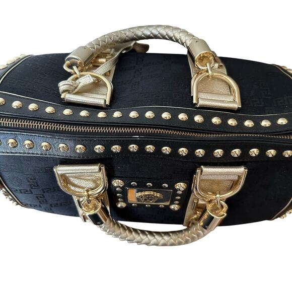 Rare Authentic Versace Snap Out of It Icon Bag - Black & Gold - Picture 4 of 16